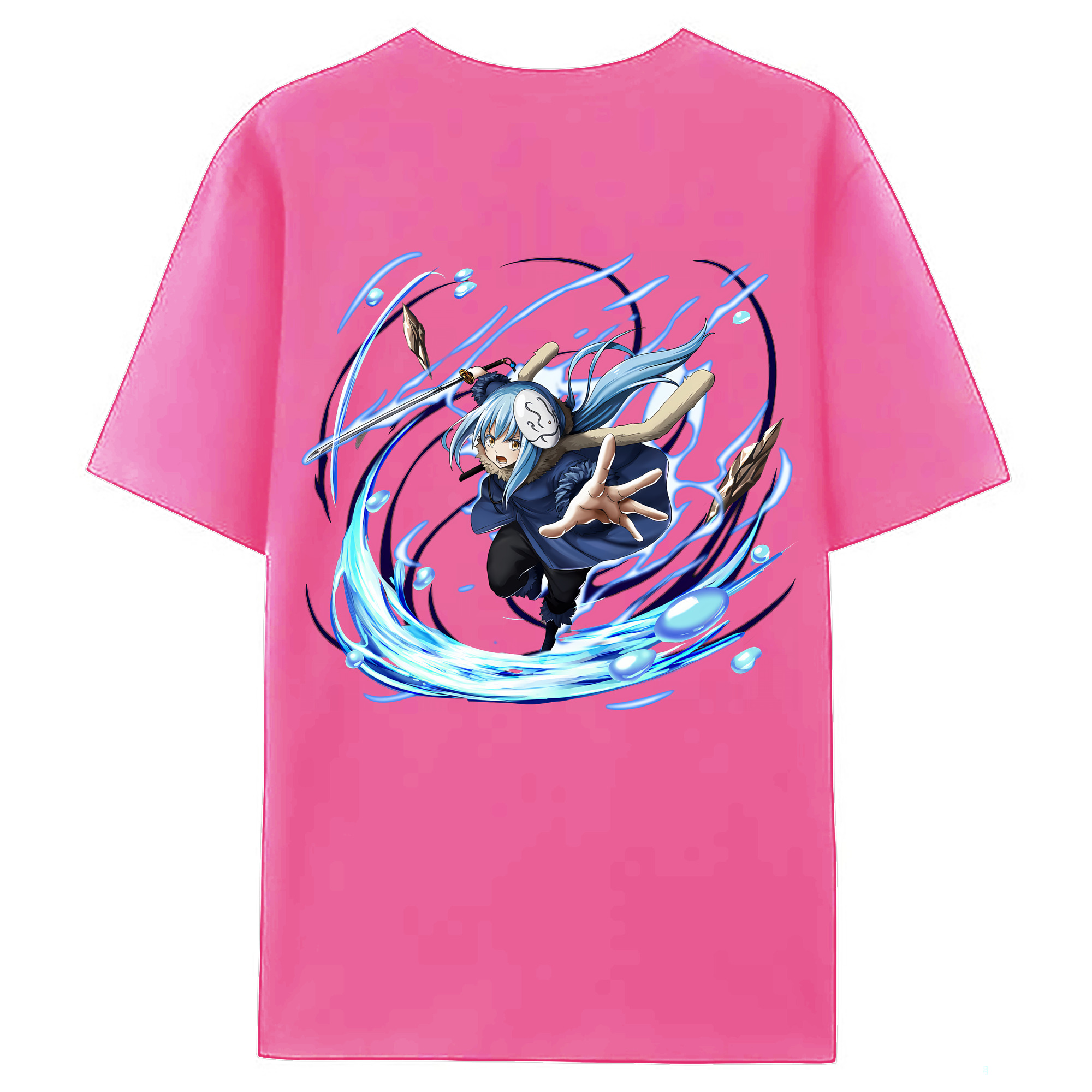 （画像用） 転スラ Regarding Reincarnated to Slime レディース半袖Tシャツ(バックプリント)
